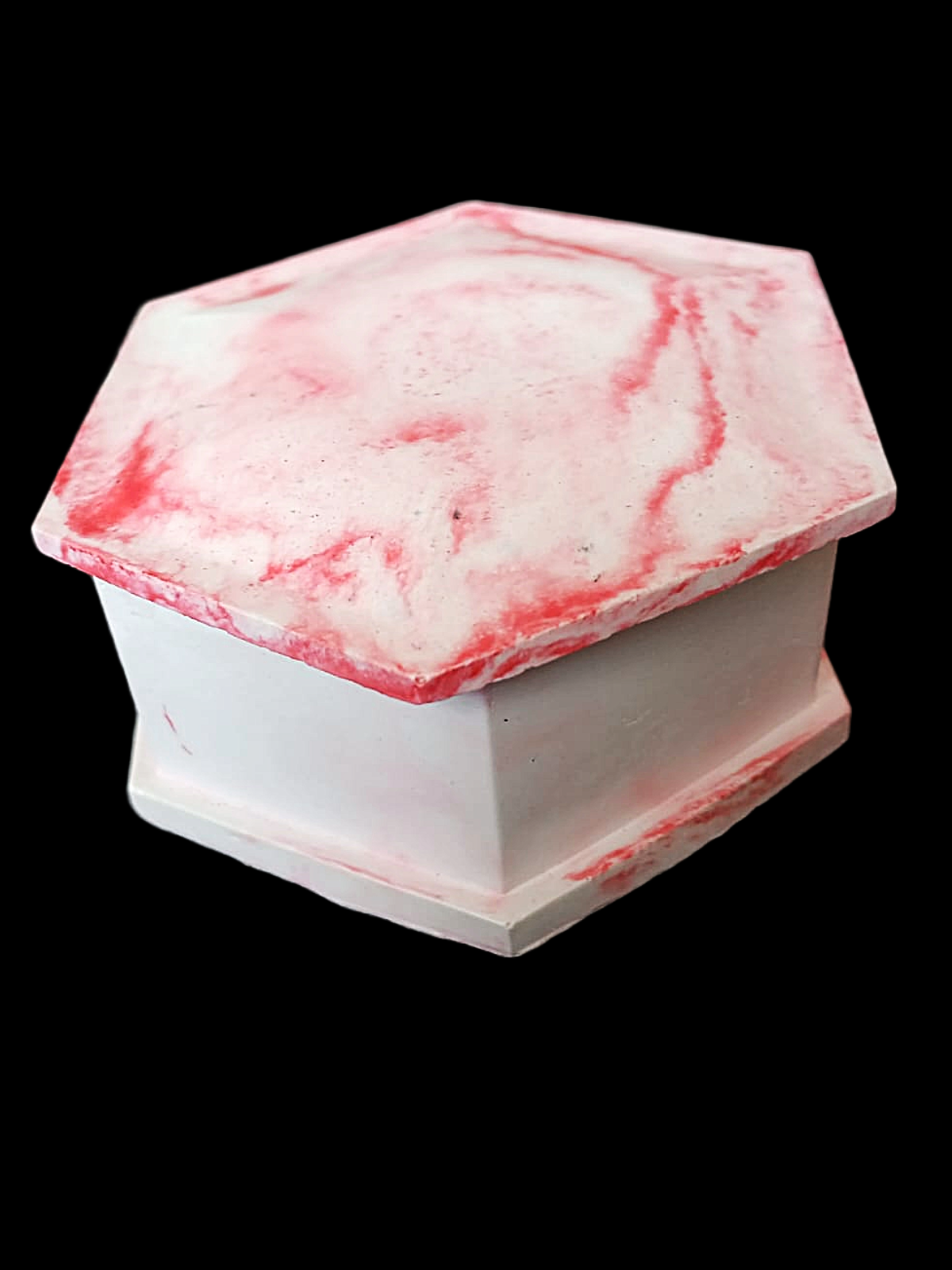 Porta Joias Hexagonal com Tampa Alt